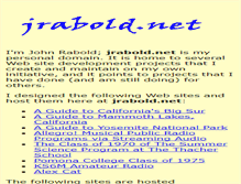 Tablet Screenshot of jrabold.net